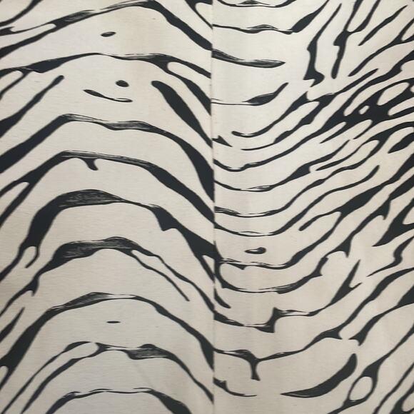 Multiples Zebra Black & White Suede Jacket size small - Picture 3 of 6